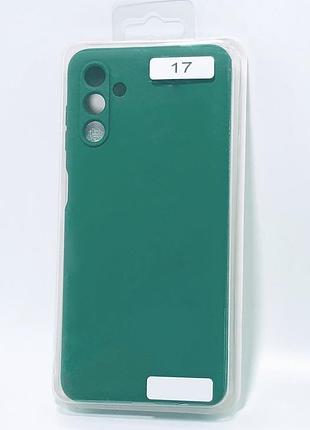 Чохол для телефону samsung a24(4g) silicone original full №17 dark green (4you)