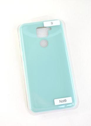 Чохол для телефону xiaomi redmi 9c silicone original full №9 azure (4you)