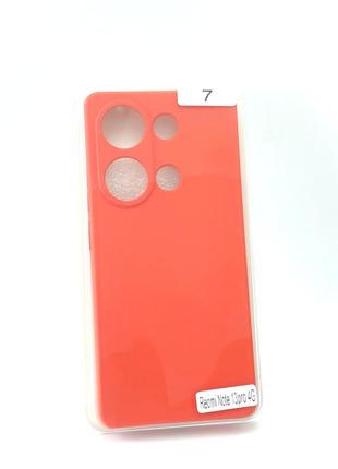 Чехол для телефона xiaomi redmi note 13pro(4g) silicone original full №7 new apricot (4you)