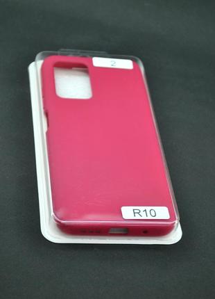Чохол для телефону xiaomi redmi 10c silicone original full №2 rose red (4you)