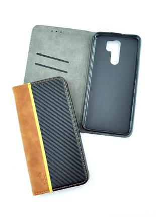 Чехол-книжка для телефона xiaomi redmi a1/a2 carbon light brown (4you)