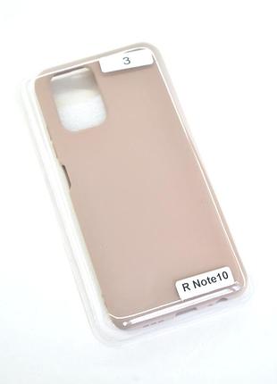 Чехол для телефона xiaomi redmi note 10pro/pro max silicone original full №3 pink sand (4you)