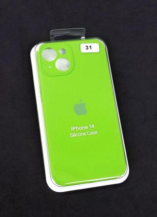 Чехол для телефона iphone 11promax silicone case original full camera №31 lime green (4you)