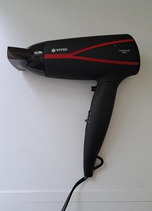 Фен vitek vt-2328 bk дорожный