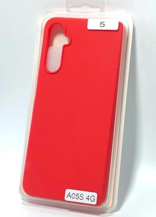 Чехол для телефона samsung a05s(4g) silicone original full №5 red (4you)