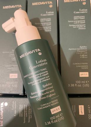 Тонік для попередження випадіння волосся medavita energizing daily tonic  100 мл