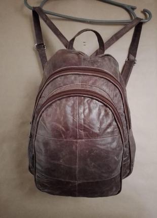 Le sac noir genuine leather рюкзак кожанный1 фото