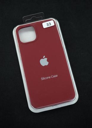 Чехол для телефона iphone 15 silicone case original full №33 camelia white (4you)