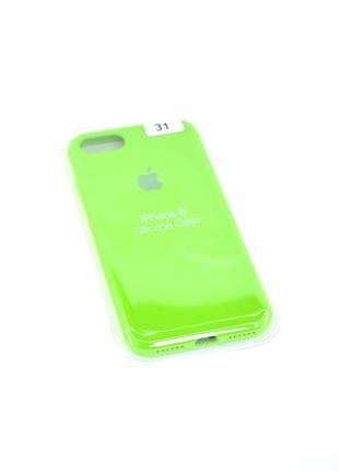 Чехол для телефона iphone 6 /6s silicone case original full №31 lime green (4you)
