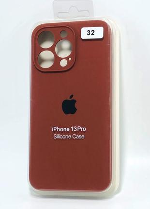 Чехол для телефона iphone 13pro silicone case original full camera №32 milk chocolate (4you)
