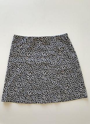 Юбка леопардовая с леопардовым принтом юбка леопардовая1 фото