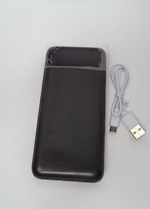 Портативна батарея power bank 10000mah 4 кабелі
