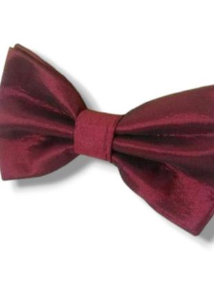 Галстук бабочка в бордовом цвете. бабочка детский.