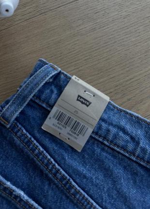 Дуже кайфові нові шорти джинсові levis 501 з кокеткою3 фото