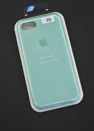 Чехол для телефона iphone 7 /8 silicone case original full №70 mint (4you)