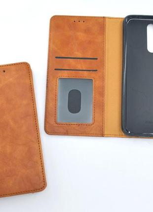 Чехол-книжка для телефона huawei y6p (2020) wall brown (4you)