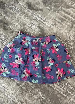 Спідниця з міні маус на дівчинку 122 см