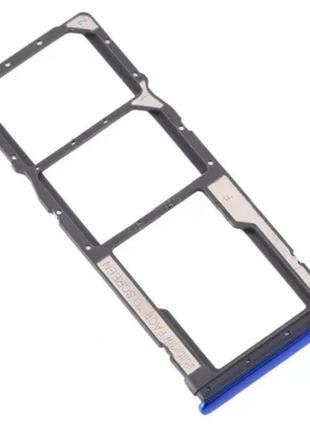 Sim лоток xiaomi redmi note 8t blue original с разборки