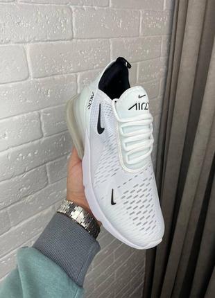 Жіночі кросівки nike air max 270 white, унісекс білі кросівки найк аір макс 270 аїр2 фото