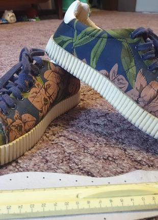 Текстильные кеды zara