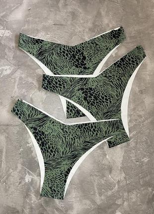 Гладенькі бразиліани з v-подібною посадкою в принт 🔥