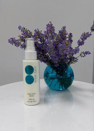 Солнцезащитный спрей для лица и тела спф 50 cure skin