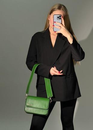 Сумка жіноча в стилі  jacquemus le carinu green7 фото