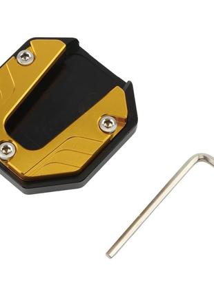 Подставка для лапки стояночного тормаза мотоцикла золотистая