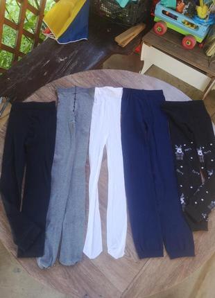 Колготи легінси на 8-10 років набір  колготки капронки лосини лосіни лосінки