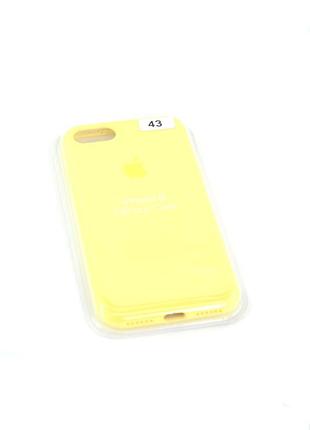 Чехол для телефона iphone 7+ /8+ silicone case original full №43 canary (4you)