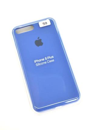 Чехол для телефона iphone 7+ /8+ silicone case original full №59 denim (4you)