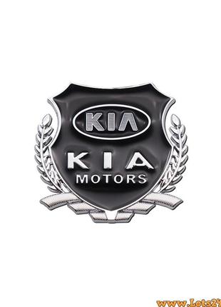 Авто значок kia motors наклейка на машину авто наклейки значки марки машин на кузов бампер скло двері капот крила багажник