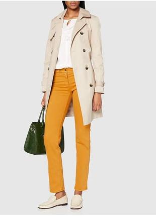 Gerry weber прямые джинсы брюки жёлтые горчичные охра