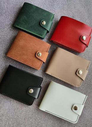 Кошелек ручной работы из натуральной кожи