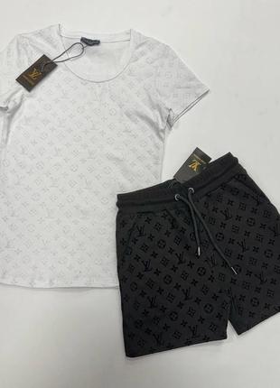 Жіночий костюм+кепкп (louis vuitton)🏝️