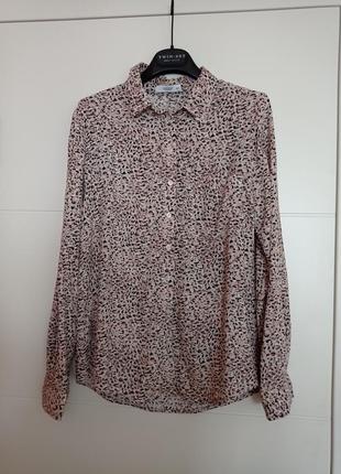 Лёгкая блузка рубашка из вискозы reserved, р. xs-s