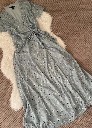 Сукня міді на запах new look р.10