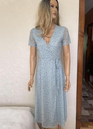 Сукня міді на запах new look р.104 фото