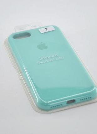 Чехол для телефона iphone x/xs silicone case original full №21 azure (4you)