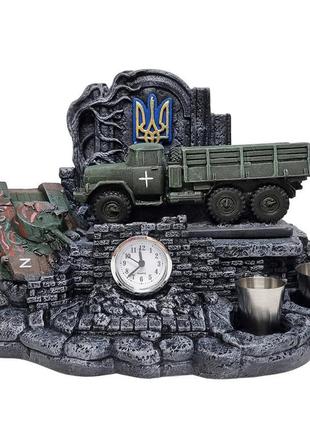 Штоф зіл 131борт №4 декоративна підставка, тематичний міні бар