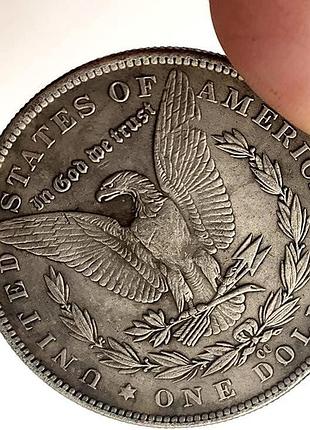 Сувенир монета доллар сша морган 1881г "глаз". hobo coin american morgan