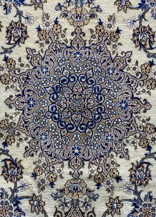 Ковер ручной работы наин мохаммади 212х131 см шерсть с шелком