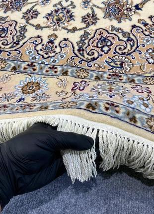 Ковер ручной работы наин мохаммади 212х131 см шерсть с шелком