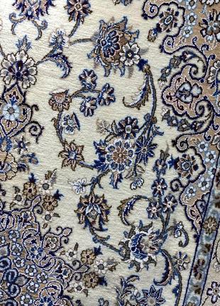 Ковер ручной работы наин мохаммади 212х131 см шерсть с шелком