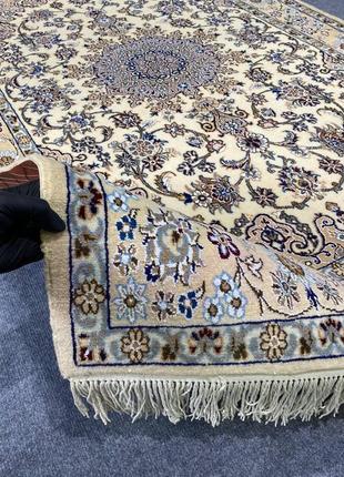 Ковер ручной работы наин мохаммади 212х131 см шерсть с шелком