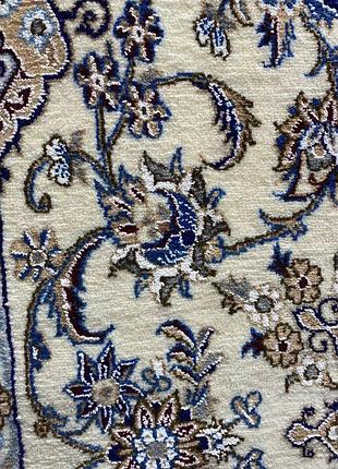 Ковер ручной работы наин мохаммади 212х131 см шерсть с шелком