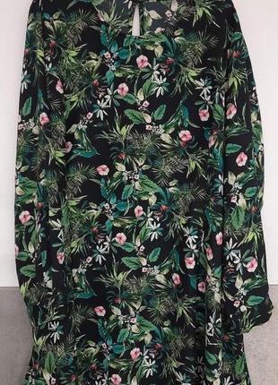 Неймовірне плаття квітково-тропічний принт