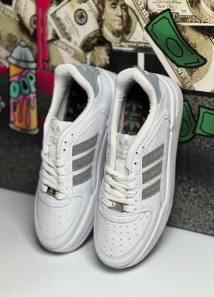 Adidas dass ler white grey, кросівки жіночі адідас, кроссовки адидас женские2 фото