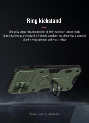 Чохол з кільцем підставкою nillkin camshield armor для iphone 13 pro 6