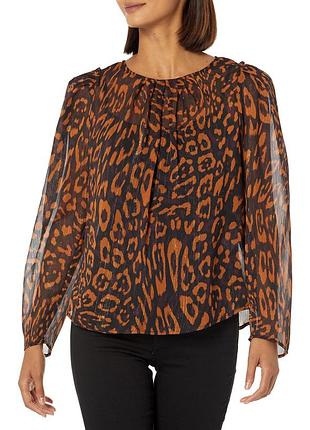 Женская легкая шифоновая блузка dkny